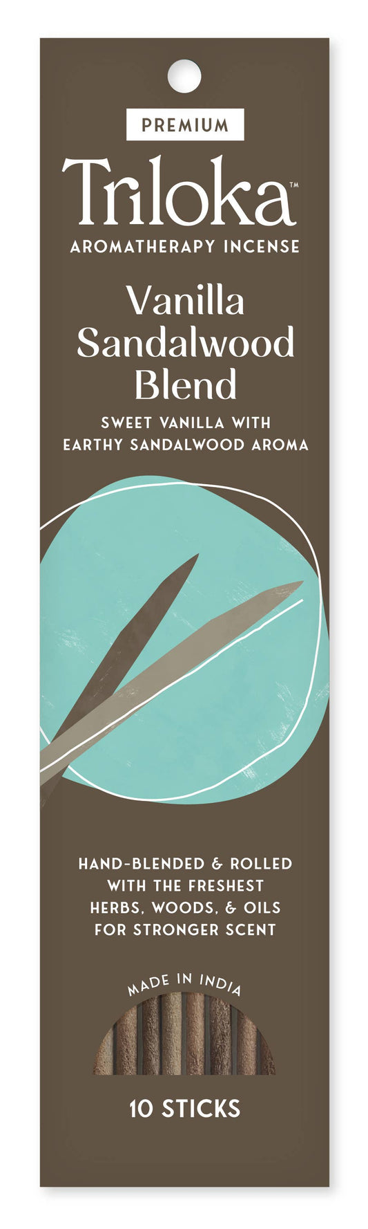 Triloka Vanilla Sandalwood Blend Premium Incense